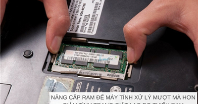 Thay RAM laptop Kingston DDR4 4GB Bus 2400 chất lượng, chính hãng