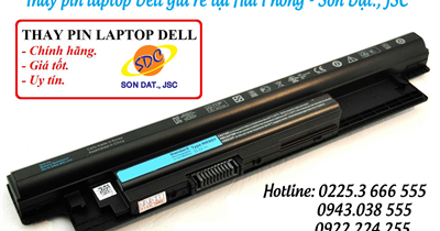 Thay pin laptop Dell giá rẻ tại Hải Phòng - Sơn Đạt., JSC
