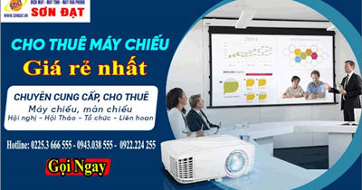 Dịch vụ cho thuê màn chiếu, máy chiếu chính hãng, giá rẻ uy tín tại Hải Phòng