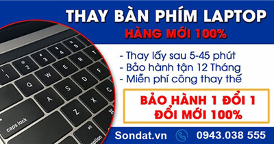 Thay bàn phím Laptop Dell Vostro 5568 chính hãng giá tốt tại Hải Phòng