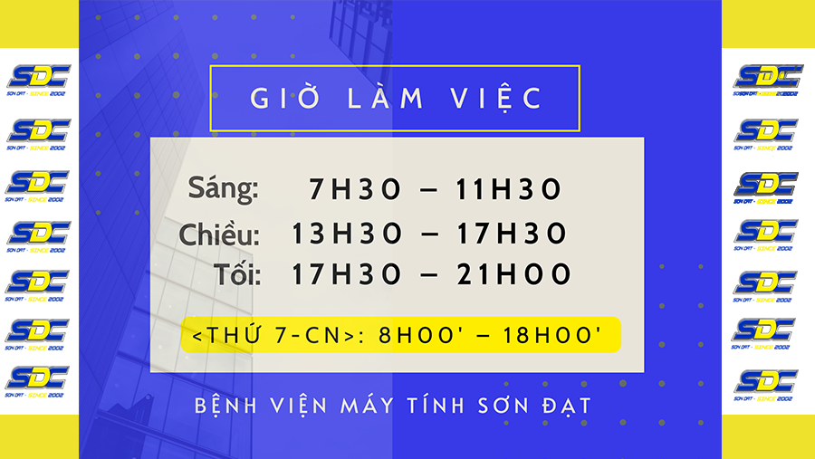 Thời gian làm việc