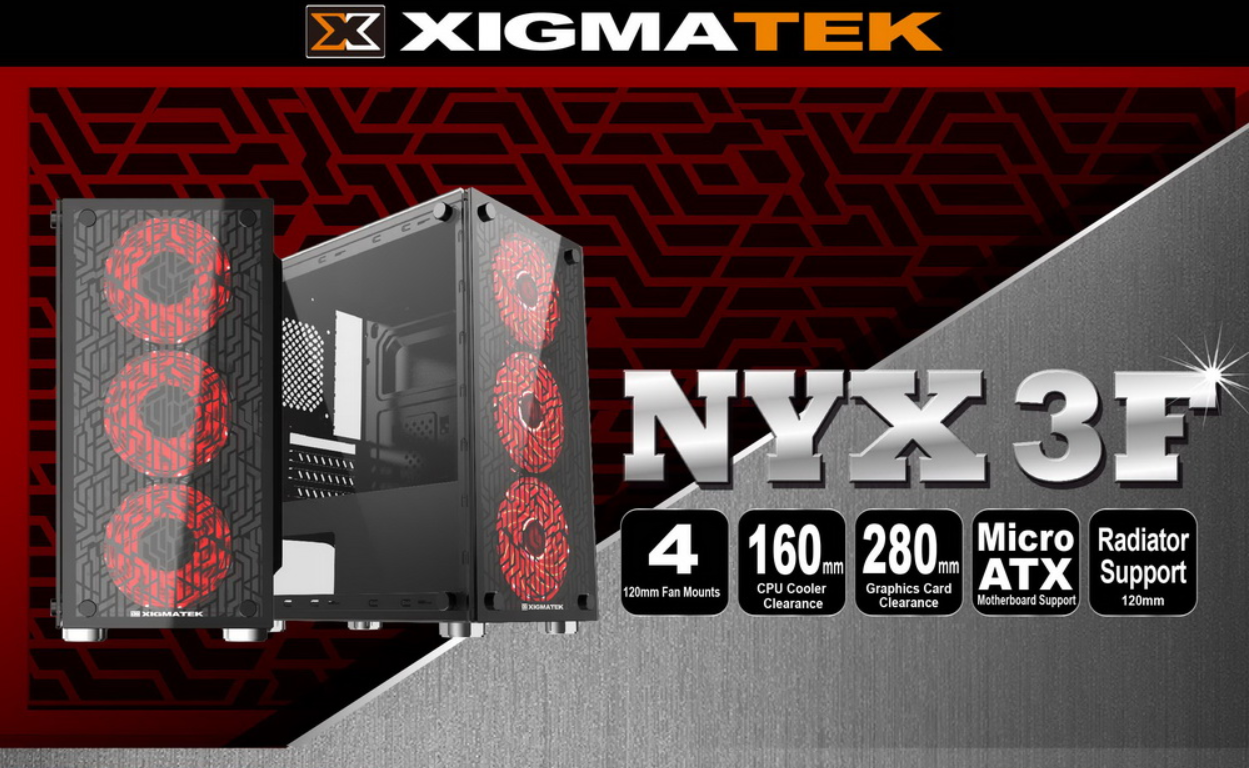 Xigmatek Nyx 2 mặt kính uy tín, chất lượng tại Sơn Đạt.,JSC